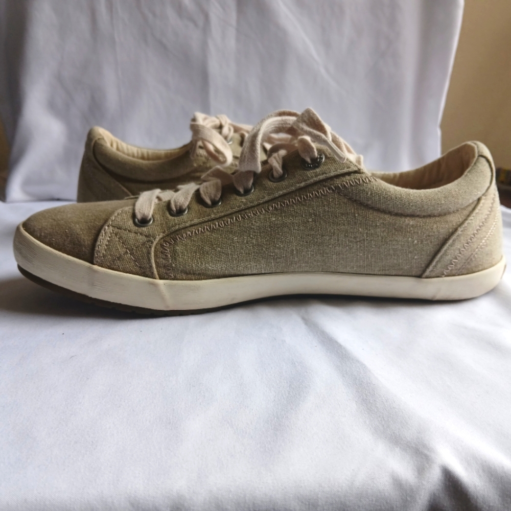 Taos Women's Canvas Sneakers 10W - Picture 3 of 6